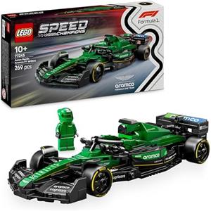 LEGO Speed Champions Auto da Corsa Aston Martin Aramco F1 AMR24 - Regalo Festa del Papà - Macchina Giocattolo con Minifigure - Modello per Bambini da 10 Anni o per Adulti Fan della Formula 1-77245