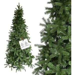 Flur Albero di Natale Slim in PVC Realistico, Ideale per Spazi Ridotti, di Altissima Qualità, 1059 Rami Fitti e Base Stabile, Design Elegante per Decorazioni Natalizie di Classe, 210 cm