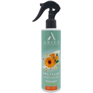 ARIES Shampoo Secco Bio per Cani e Gatti con Calendula, Aloe e Limone - 250 ml
