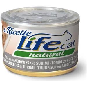 LIFE PETCARE Srl Tonno Alicette e Surimi Life Cat Natural 150g