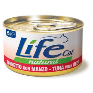 LIFE PETCARE Srl Tonnetto Con Manzo Life Cat Natural 85g