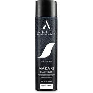 Aries Makari Maschera 250 ml - Intensificatore Colore per Manti Neri di Cani e Gatti