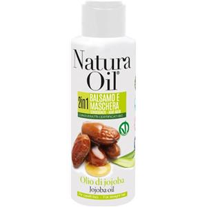 NaturaOil 2in1 Balsamo e Maschera Capelli Olio di Jojoba 100 ml - Vegano, 97% Ingredienti Naturali, Dermatologicamente Testato