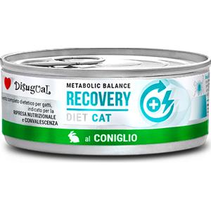 Disugual Gatto Diet Recovery Coniglio 85g - Alimento umido per il recupero nutrizionale