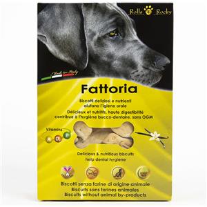 RollsRocky Biscotti Fattoria per Cani - 300GR, Senza Farine Animali, Arricchiti con Vitamine e Minerali