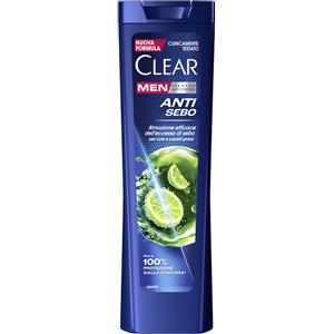 Clear Shampoo Anti Sebo 225 ml - Antiforfora per Capelli Grassi con Niacinamide ed Estratti di Limone