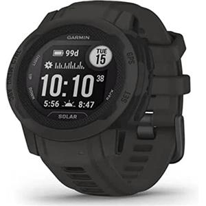 Garmin Instinct 2S Solar, Smartwatch, 40mm, Rugged design, Ricarica solare, Autonomia 51 giorni, +30 app multisport, GPS, Cardio, SpO2, Garmin Pay, Connect IQ (Graphite)