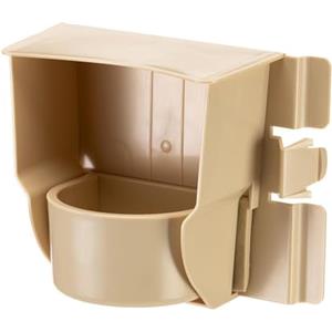 Ferplast Accessori per gabbie per uccelli BRAVA 2 plastica mangiatoia girevole, 11 x 8,5 x h 13 cm