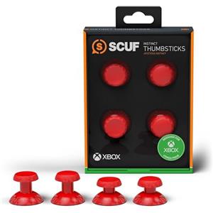 SCUF Instinct Pacchetto da 4 analogici intercambiabili, joystick sostitutivi solo per il controller ad alte prestazioni SCUF Instinct Pro per Xbox Series X|S - Rosso