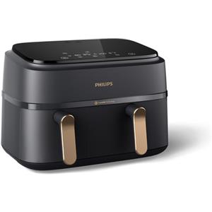 Philips 3000 series Airfryer doppio cestello, friggitrice ad aria da 9.0L, 12 metodi di cottura, App per ricette NA352/00