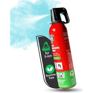 notlok Safety Work Estintore per incendi elettrici + A F | Estintore per Casa e Auto | Forma Spray | Mini Estintore Elettrico Portatile | Estintore Batterie Litio + Auto Elettrica | 1 pezzo, 750 ml