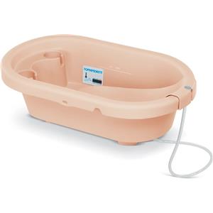 Foppapedretti Bath&Co - Vaschetta da Bagno Ergonomica per Neonati con Riduttore, Termometro e Vani Portaoggetti