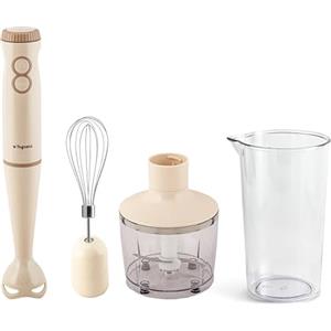 Tognana Iridea, Frullatore a Immersione 3in1, plastica-acciaio inox,Champagne