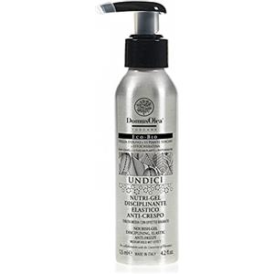 Domus Olea Toscana DOMUS OLEA - UNDICI - Nutri-Gel Disciplinante Elastico Anti Crespo - Trattamento per capelli per una tenuta media e un effetto bagnato - Anti elettricità e anti smog - 125 ml