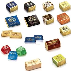 Generico Assortimento di Cioccolatini Baratti e Milano, 500g, Cremini Assortiti, Latte, Extrafondenti, Pistacchio, Napolitains, Gianduiotti e Praline