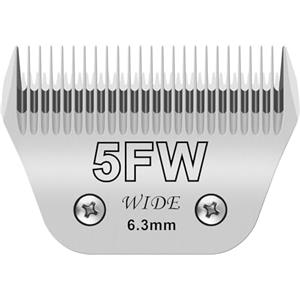 AUDOC Lame Rimovibili Larghe 5FW per la toelettatura degli Animali Domestici,compatibili con tosatrici Andis,Oster A5,Wahl KM10/Moser 45/Masterclip A5,Lunghezza di Taglio 6,3 mm (1/4 di Pollice)