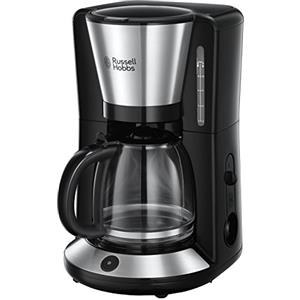 Russell Hobbs Macchina Caffè Americano - Con Filtro per Estrazione e Aroma ottimali - Max 10 tazze; Caraffa in Vetro da 1.25 L; Piastra riscaldante; Spegnimento automatico; 1100 W; Adventure 24010-56