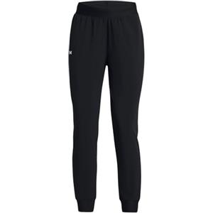 Under Armour Pantaloni Donna ArmourSport High Rise Woven - Tessuto Elasticizzato, Girovita con Coulisse, Tasche per le Mani