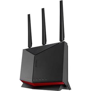 ASUS BE86U Router Dual-band WiFi 7, 4096-QAM, Multi-link, AI WAN, Supporto AiMesh, Sicurezza di Rete, VPN, Guest Network Pro, Nero