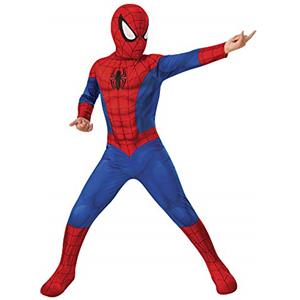 Rubie's Rubies Costume Spider-man Classico per bambino e bambina, Taglia 3-4 anni, Tuta, copristivali e maschera, Ufficiale Marvel per Carnivale, Halloween, Natale e Feste