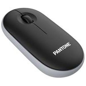 Pantone Celly Pantone Mouse Silenzioso, Mouse Ottico Wireless con Dongle Integrato, Design Elegante e Leggero, Mouse USB Portatile Compatibile con PC e MAC, Nero