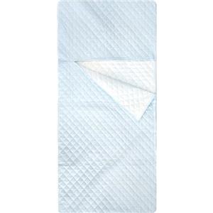 Panini Tessuti Sacco nanna per Bimbo e Bimba da 2 a 6 Anni - Tessuto Trapuntato 100% Cotone-Copertina Asilo-Quadretto Azzurro