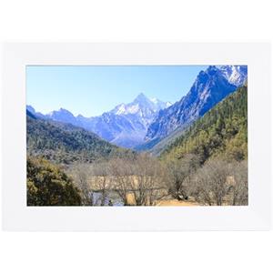 Generic Cornice per Foto Digitale da 10,1 Pollici, Cornice per Foto Digitale IPS con Touch Screen Wireless Fidelity per (Spina europea)