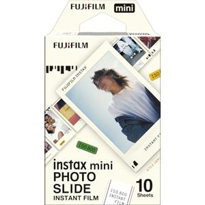Fujifilm Instax Mini Film Pellicola Istantanea - Formato 46x62 mm, 10 scatti, Photo Slide Border