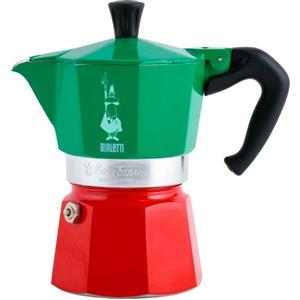 Bialetti Caffettiera Moka Express Tricolore 3 Tazze