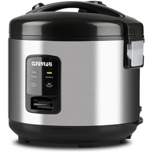 G3 Ferrari G10099 Sakuri'So Cuociriso, 700 W, Grandi capacità 1.8 Litri/10 tazze, Corpo Inox, Accessori inclusi