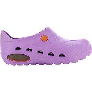 Oxypas Safety Jogger Scarpe da Lavoro da Donna - Antistatiche e Antiscivolo Scarpe Antinfortunistiche da Uomo, Zoccoli Leggeri per Medicina, Cura e Gastro, antibatteriche, Lilla, 43/44 EU