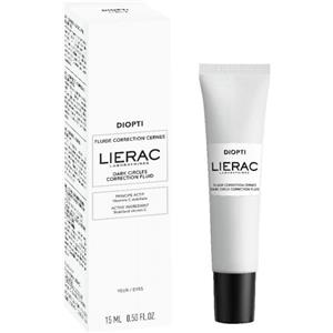 Lierac Diopti Fluido Correzione Occhiaie 15 ml - Trattamento Illuminante per Tutti i Tipi di Occhiaie
