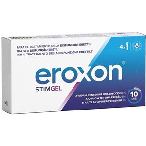 Eroxon Gel Stimolante per Disfunzione Erettile - 4 Tubetti Monodose da 0,3 ml