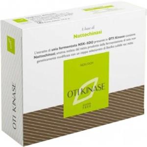 OTI Kinase - Integratore Cardiovascolare con Nattochinasi in 30 Capsule Gastroresistenti, Gluten Free e Adatto a Vegetariani e Vegani