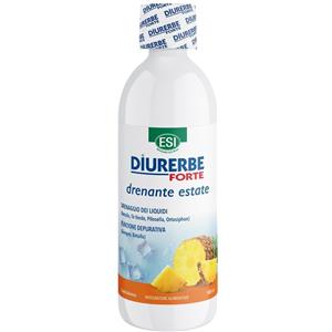 ESI Diurerbe Forte Ananas - Integratore Drenante Naturale 500 mL con Estratti Vegetali e Minerali