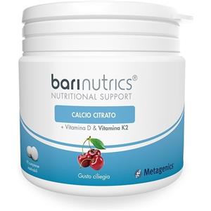 Metagenics Barinutrics Calcio Citrato K2 - 90 Compresse Masticabili per Ossa Forti