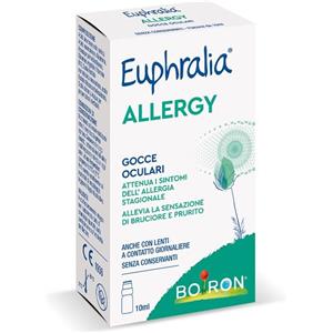 Boiron Euphralia Allergy Collirio 10 ml - Gocce oculari lenitive per allergie, soluzione sterile priva di conservanti