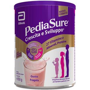 ABBOTT Pediasure Integratore Alimentare Fragola 850g - Crescita e Sviluppo per Bambini con 27 Vitamine e Minerali