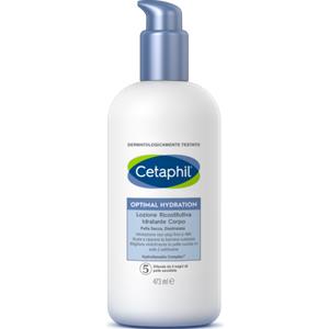GALDERMA ITALIA SpA Cetaphil Optimal Hydration Lozione Ricostitutiva Idratante Corpo, per Pelle Secca e Sensibile, Idratazione Intensa 48 Ore, Formato 473 ml