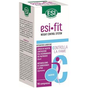 ESI Fit Controlla Sazietà - Integratore Alimentare con Semi di Guar, Estratto di Gymnema e Glucomannano, 90 Compresse