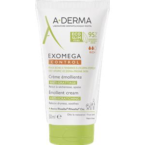 A-Derma Exomega Control Crema Emolliente 50ml - Anti-grattage per Pelle Secca e Sensibile