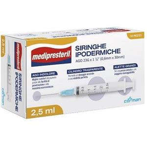 CORMAN SpA MEDIPRESTERIL SIRINGA 2,5ML