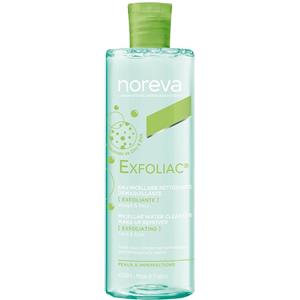Noreva Exfoliac Acqua Micellare Detergente Struccante Esfoliante 400 ml per Pelli con Imperfezioni