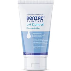 GALDERMA ITALIA SpA Benzac Skincare pH Control, Detergente Viso, Anti Acne, con Antibatterico, Elimina le Impurità e Rispetta il pH Cutaneo, con Gluconolattone e Zinco 150ml