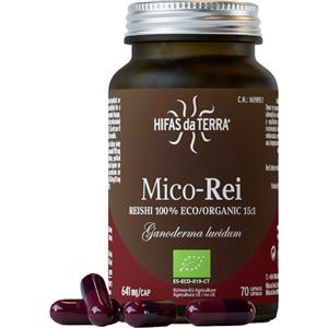 Hifas da Terra Mico-Rei - Integratore di Ganoderma Lucidum 100% Bio con Vitamina C - 70 Capsule Vegetali