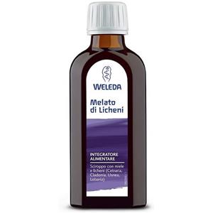 Weleda Melato di Licheni Sciroppo 100 ml - Integratore Alimentare con Miele e Licheni per il Benessere delle Vie Aeree