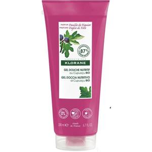 Klorane Gel Doccia Nutritivo al Burro di Cupuacu BIO - Profumo Foglie di Fico - 200 ml