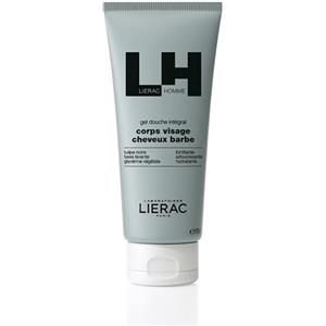 Lierac Homme Gel Doccia 200 ml - Gel-doccia multifunzionale per Viso, Corpo, Capelli e Barba, 96% Ingredienti Naturali