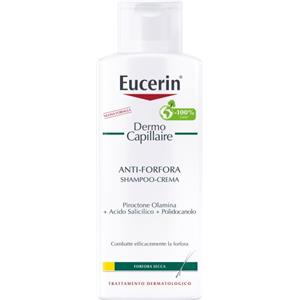 Eucerin Shampoo Crema Antiforfora Secca 250ml - Formula Delicata con Piroctone Olamine e Acido Salicilico