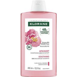 Klorane Shampoo alla Peonia Bio 400ml - Lenitivo per Cuoio Capelluto Sensibile